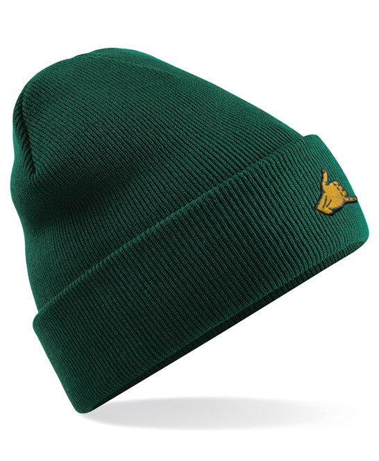 Shaka Cuffed Beanie - Forrest Green