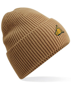 Shaka Ribbed Beanie - Biscuit