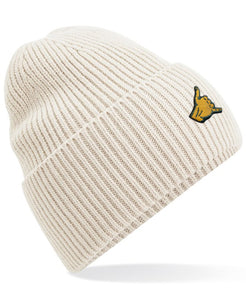 Shaka Ribbed Beanie - Cream
